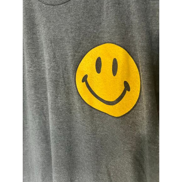 Aviator Nation Smiley 2 Crew Charcoal Tee Sz XS - Picture 7 of 7